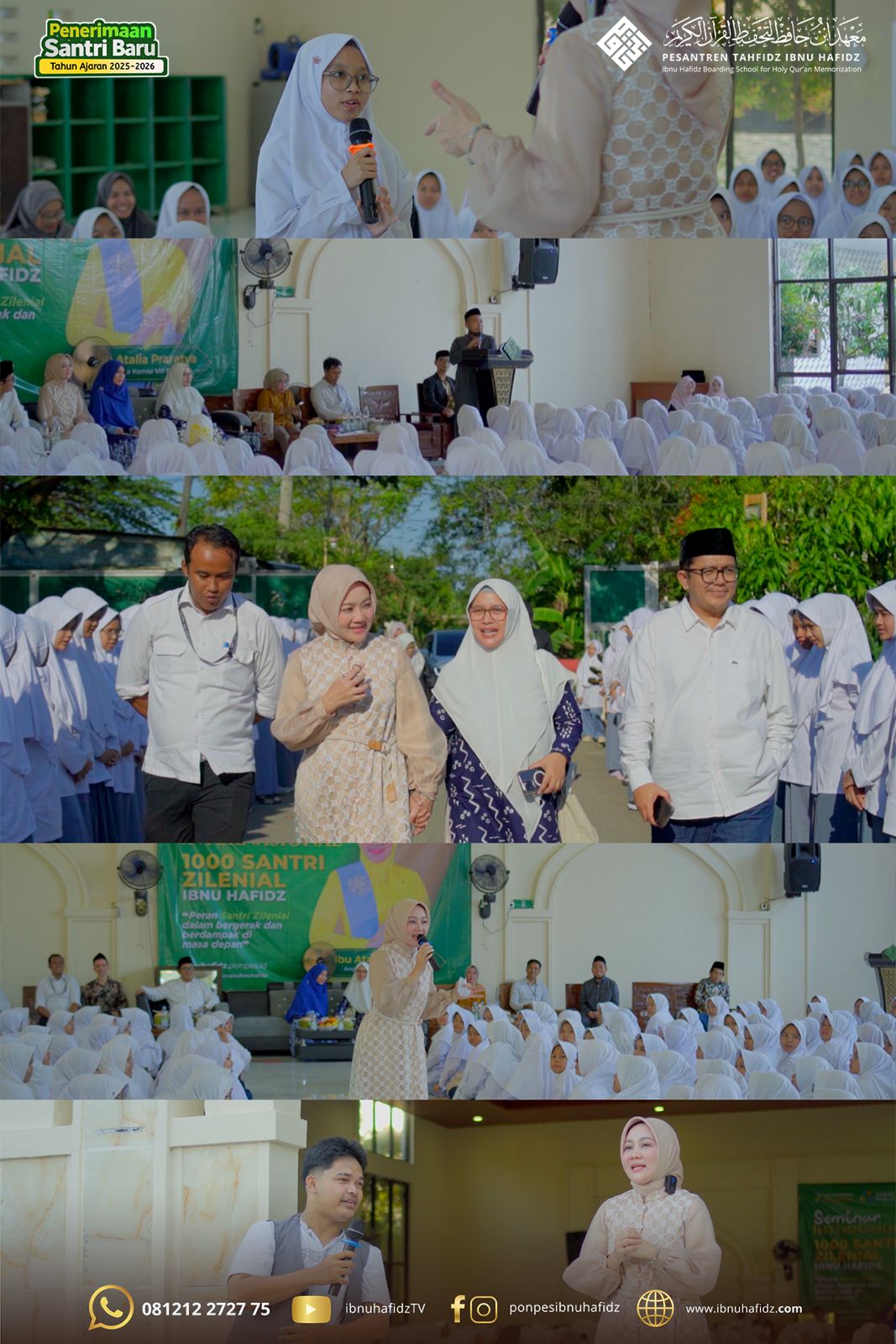 Hadiri Seminar Internasional 1000 Santri Zilenial di Ibnu Hafidz, Dr. Atalia Berikan Dua Kunci Survive dalam Kehidupan
