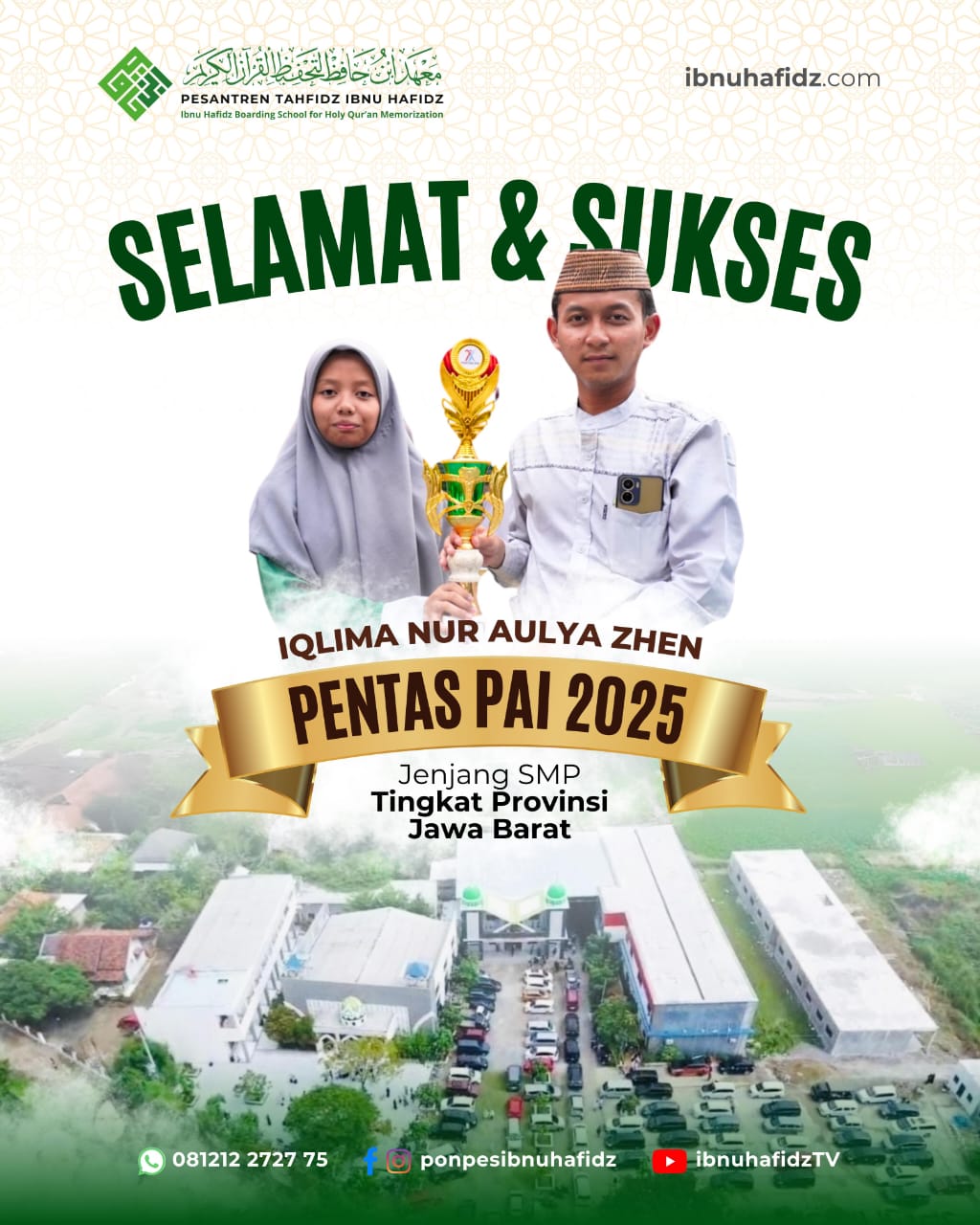 Mengukir Prestasi : Santri SMP Pondok Pesantren Ibnu Hafidz Tampil di Pentas PAI Jawa Barat 2025